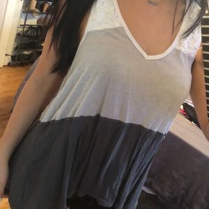 Anthropologie Mystree Color Block Tank Top